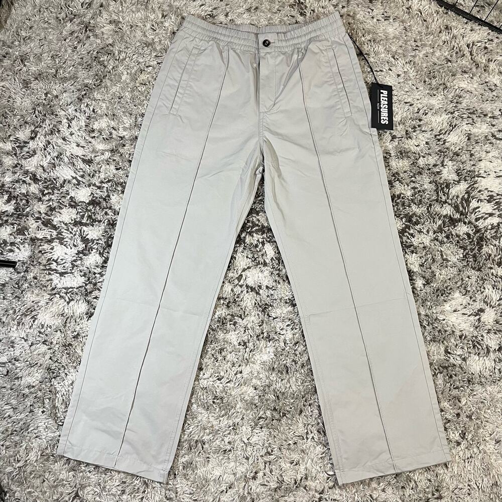Pleasures Wreck Kat Gray Men’s pants Sz M New Rare Sample Piece‎